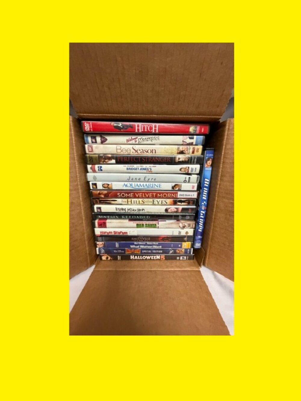 Wholesale Lot of Eighteen (18) Used DVDs Hitch and Air Bud +16 more CR00H